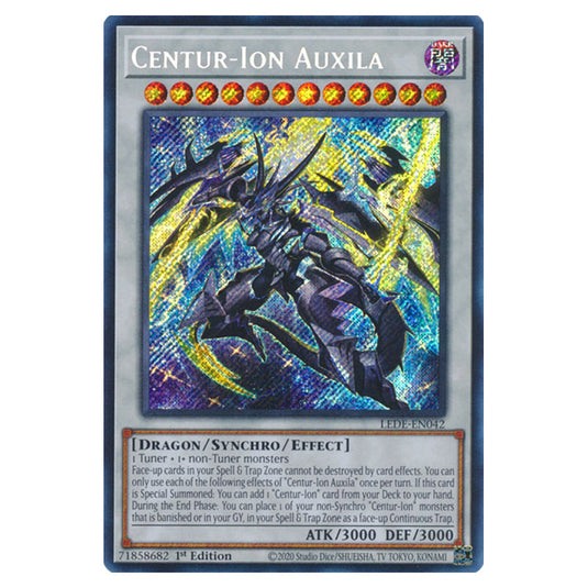 Yu-Gi-Oh! - Legacy of Destruction - Centur-Ion Auxila (Quarter Century Secret Rare) LEDE-EN042a