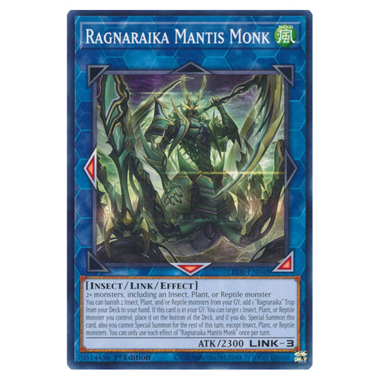 Yu-Gi-Oh! - Legacy of Destruction - Ragnaraika Mantis Monk (Common) LEDE-EN048