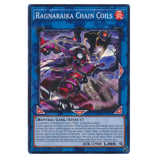 Yu-Gi-Oh! - Legacy of Destruction - Ragnaraika Chain Coils (Super Rare) LEDE-EN049