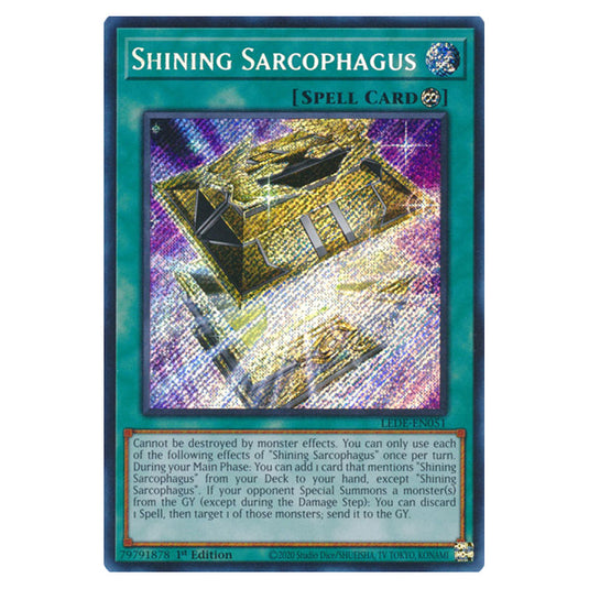 Yu-Gi-Oh! - Legacy of Destruction - Shining Sarcophagus (Secret Rare) LEDE-EN051