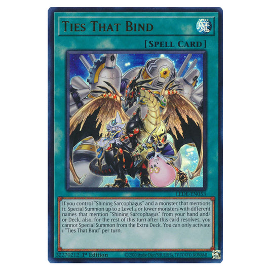 Yu-Gi-Oh! - Legacy of Destruction - Ties That Bind (Ultra Rare) LEDE-E Yu-Gi-Oh! - Legacy of Destruction - Ties That Bind (Ultra Rare) LEDE-E