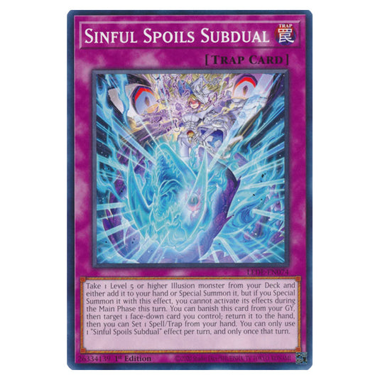 Yu-Gi-Oh! - Legacy of Destruction - Sinful Spoils Subdual (Common) LEDE-EN074