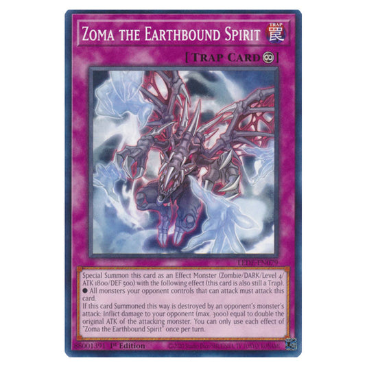 Yu-Gi-Oh! - Legacy of Destruction - Zoma the Earthbound Spirit (Common) LEDE-EN079