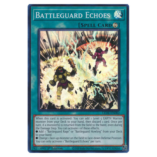 Yu-Gi-Oh! - Legacy of Destruction - Battleguard Echoes (Super Rare) LEDE-EN082