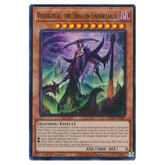 Yu-Gi-Oh! - Legacy of Destruction - Vouiburial, the Dragon Undertaker (Quarter Century Secret Rare) LEDE-EN087a