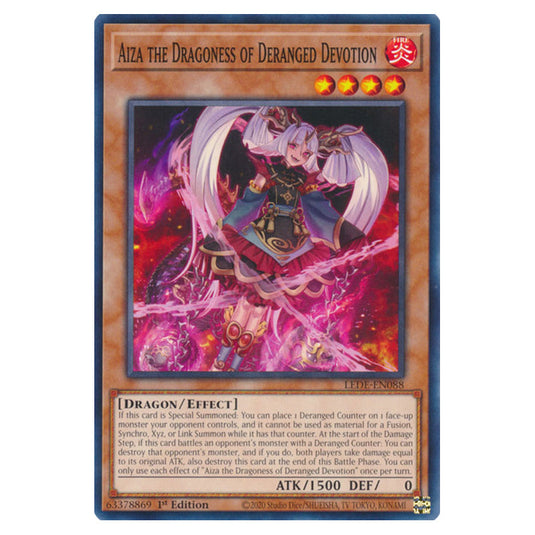 Yu-Gi-Oh! - Legacy of Destruction - Aiza the Dragoness of Deranged Devotion (Common) LEDE-EN088