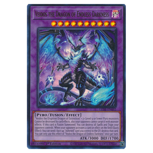 Yu-Gi-Oh! - Legacy of Destruction - Veidos the Dragon of Endless Darkness (Ultra Rare) LEDE-EN092