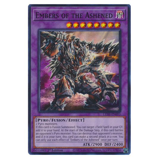 Yu-Gi-Oh! - Legacy of Destruction - Embers of the Ashened (Super Rare) LEDE-EN093