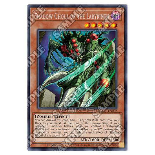 Yu-Gi-Oh! - Maze of Memories - Shadow Ghoul of the Labyrinth (Rare) MAZE-EN002