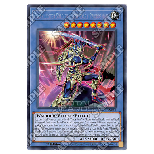 Yu-Gi-Oh! - Maze of Memories - Black Luster Soldier - Legendary Swordsman (Collector's Rare) MAZE-EN011a