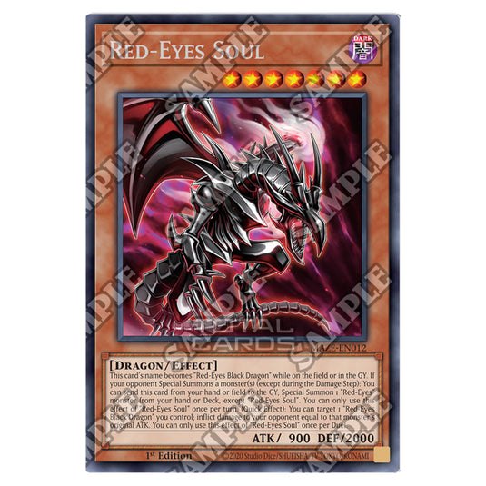 Yu-Gi-Oh! - Maze of Memories - Red-Eyes Soul (Rare) MAZE-EN012