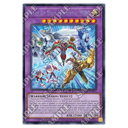 Yu-Gi-Oh! - Maze of Memories - Wake Up Your Elemental HERO (Collector's Rare) MAZE-EN014a