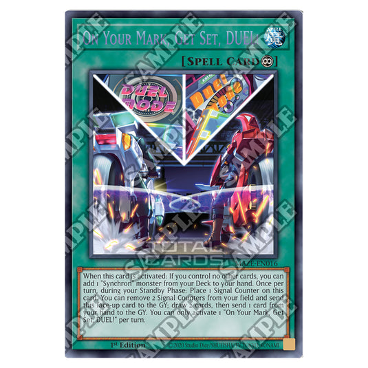 Yu-Gi-Oh! - Maze of Memories - On Your Mark, Get Set, DUEL! (Super Rare) MAZE-EN016