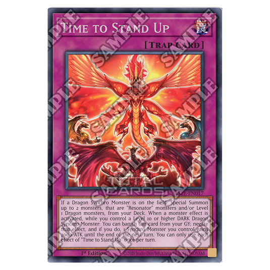 Yu-Gi-Oh! - Maze of Memories - Time to Stand Up (Rare) MAZE-EN017