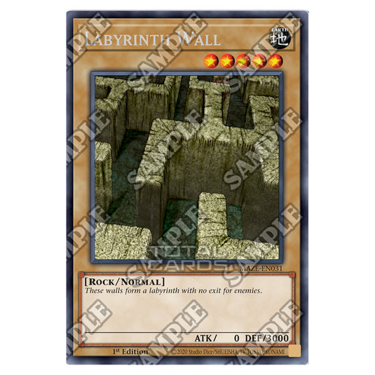 Yu-Gi-Oh! - Maze of Memories - Labyrinth Wall (Rare) MAZE-EN031