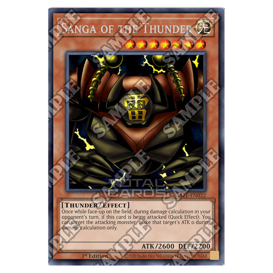 Yu-Gi-Oh! - Maze of Memories - Sanga of the Thunder (Rare) MAZE-EN032