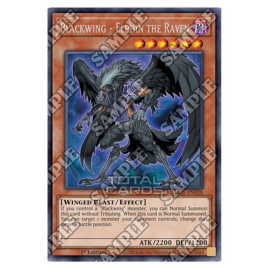 Yu-Gi-Oh! - Maze of Memories - Blackwing - Elphin the Raven (Rare) MAZE-EN038