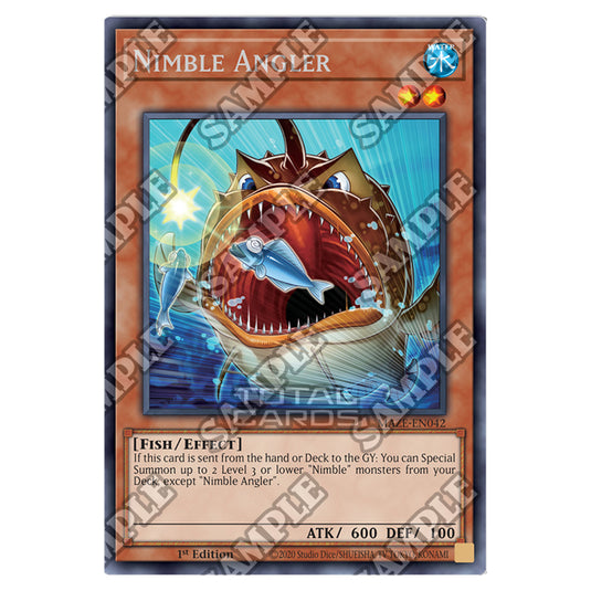 Yu-Gi-Oh! - Maze of Memories - Nimble Angler (Rare) MAZE-EN042