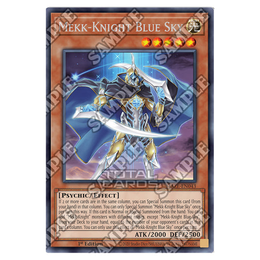 Yu-Gi-Oh! - Maze of Memories - Mekk-Knight Blue Sky (Rare) MAZE-EN043