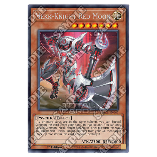 Yu-Gi-Oh! - Maze of Memories - Mekk-Knight Red Moon (Rare) MAZE-EN045