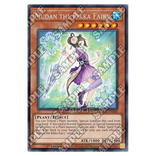 Yu-Gi-Oh! - Maze of Memories - Mudan the Rikka Fairy (Rare) MAZE-EN048
