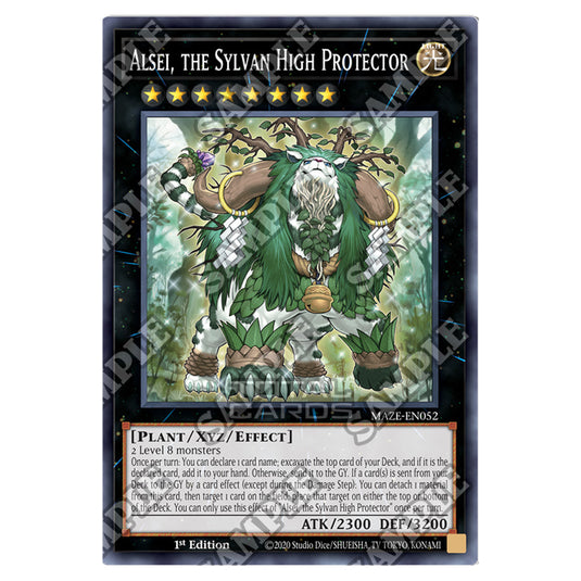 Yu-Gi-Oh! - Maze of Memories - Alsei, the Sylvan High Protector (Super Rare) MAZE-EN052