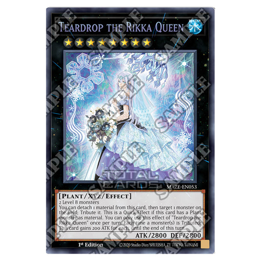 Yu-Gi-Oh! - Maze of Memories - Teardrop the Rikka Queen (Ultra Rare) MAZE-EN053