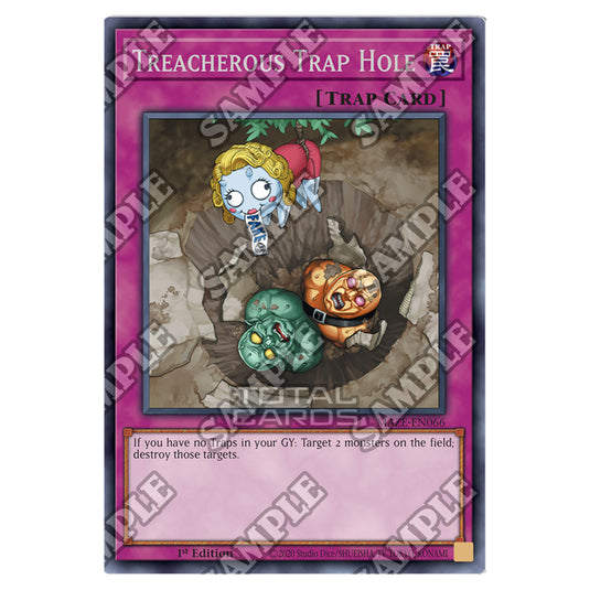 Yu-Gi-Oh! - Maze of Memories - Treacherous Trap Hole (Rare) MAZE-EN066