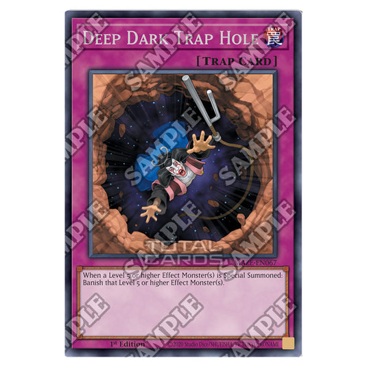Yu-Gi-Oh! - Maze of Memories - Deep Dark Trap Hole (Rare) MAZE-EN067