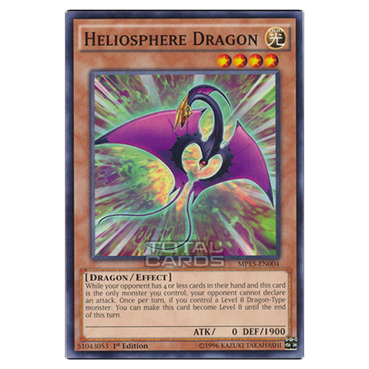 Yu-Gi-Oh! - 2015 Mega-Tin Mega Pack - Heliosphere Dragon (Common) MP15-EN004