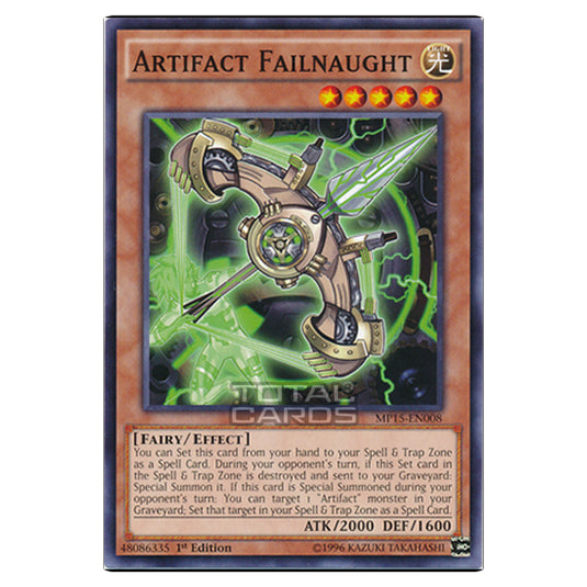 Yu-Gi-Oh! - 2015 Mega-Tin Mega Pack - Artifact Failnaught (Common) MP15-EN008