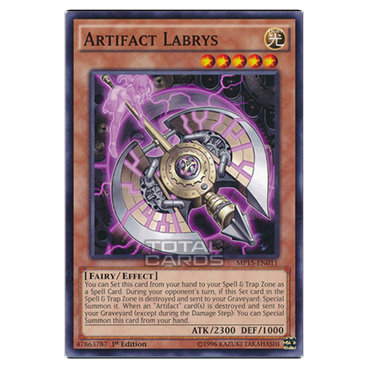 Yu-Gi-Oh! - 2015 Mega-Tin Mega Pack - Artifact Labrys (Common) MP15-EN011