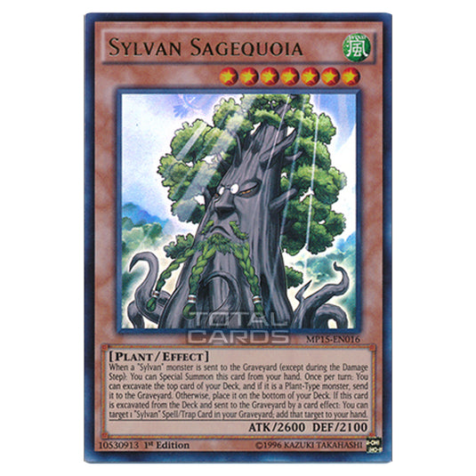 Yu-Gi-Oh! - 2015 Mega-Tin Mega Pack - Sylvan Sagequoia (Ultra Rare) MP15-EN016