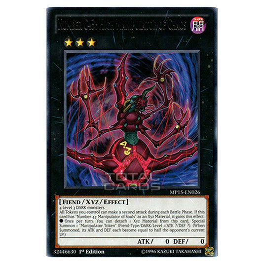 Yu-Gi-Oh! - 2015 Mega-Tin Mega Pack - Number C43: High Manipulator of Chaos (Rare) MP15-EN026