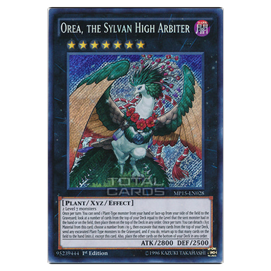 Yu-Gi-Oh! - 2015 Mega-Tin Mega Pack - Orea, the Sylvan High Arbiter (Secret Rare) MP15-EN028