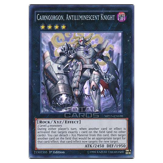 Yu-Gi-Oh! - 2015 Mega-Tin Mega Pack - Cairngorgon, Antiluminescent Knight (Super Rare) MP15-EN030