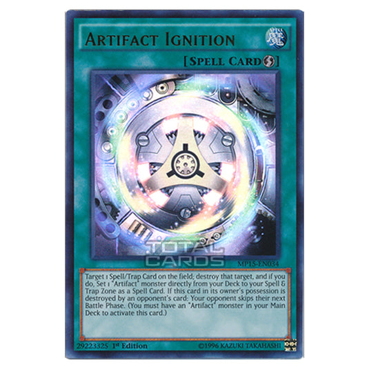 Yu-Gi-Oh! - 2015 Mega-Tin Mega Pack - Artifact Ignition (Ultra Rare) MP15-EN034