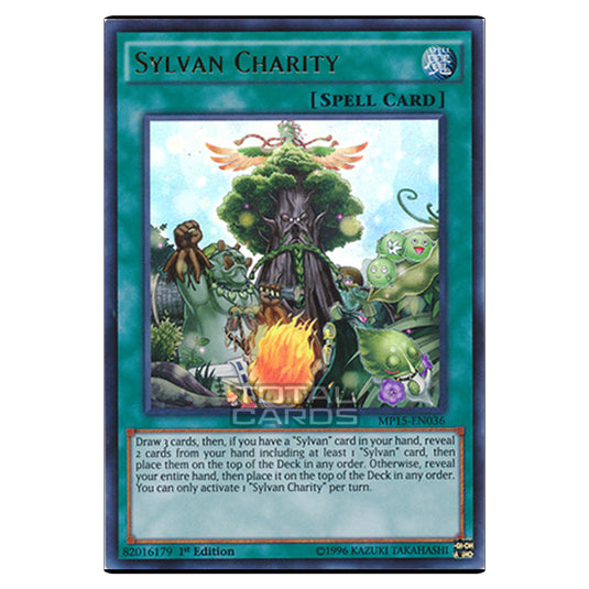 Yu-Gi-Oh! - 2015 Mega-Tin Mega Pack - Sylvan Charity (Ultra Rare) MP15-EN036