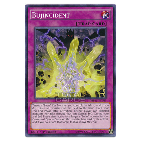 Yu-Gi-Oh! - 2015 Mega-Tin Mega Pack - Bujincident (Common) MP15-EN043