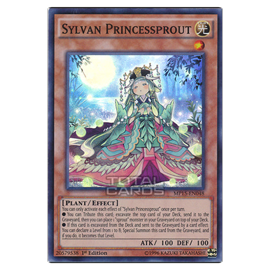 Yu-Gi-Oh! - 2015 Mega-Tin Mega Pack - Sylvan Princessprout (Super Rare) MP15-EN048