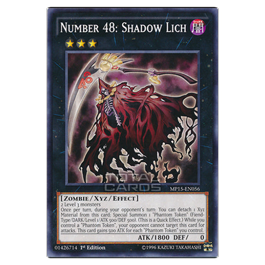 Yu-Gi-Oh! - 2015 Mega-Tin Mega Pack - Number 48: Shadow Lich (Common) MP15-EN056