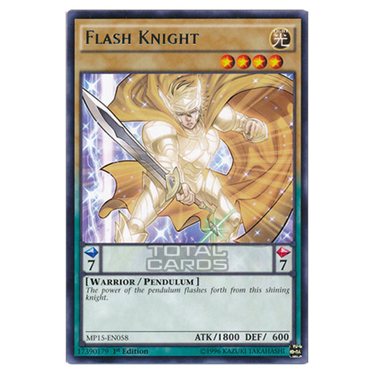 Yu-Gi-Oh! - 2015 Mega-Tin Mega Pack - Flash Knight (Rare) MP15-EN058