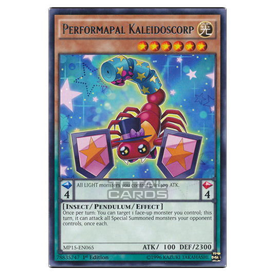 Yu-Gi-Oh! - 2015 Mega-Tin Mega Pack - Performapal Kaleidoscorp (Rare) MP15-EN065