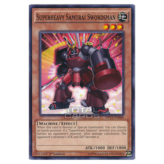 Yu-Gi-Oh! - 2015 Mega-Tin Mega Pack - Superheavy Samurai Swordsman (Common) MP15-EN068