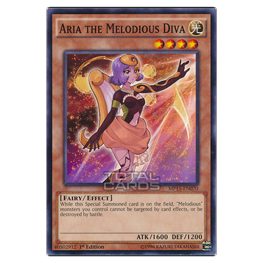 Yu-Gi-Oh! - 2015 Mega-Tin Mega Pack - Aria the Melodious Diva (Common) MP15-EN070