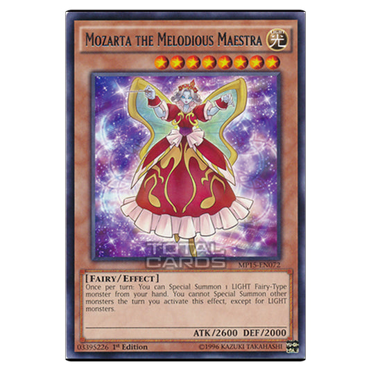 Yu-Gi-Oh! - 2015 Mega-Tin Mega Pack - Mozarta the Melodious Maestra (Rare) MP15-EN072