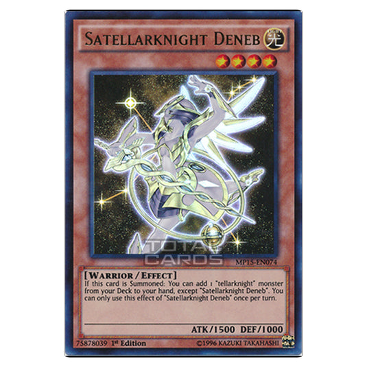 Yu-Gi-Oh! - 2015 Mega-Tin Mega Pack - Satellarknight Deneb (Ultra Rare) MP15-EN074