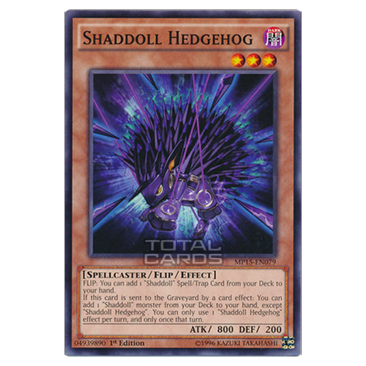 Yu-Gi-Oh! - 2015 Mega-Tin Mega Pack - Shaddoll Hedgehog (Common) MP15-EN079