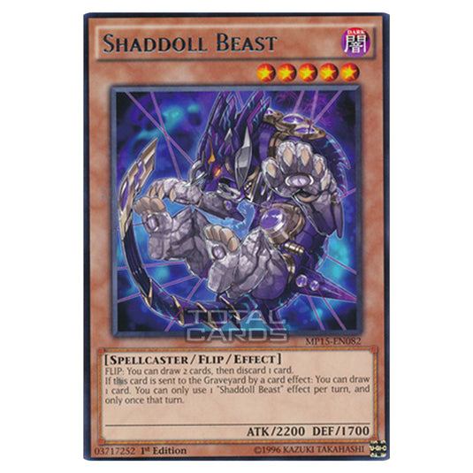 Yu-Gi-Oh! - 2015 Mega-Tin Mega Pack - Shaddoll Beast (Rare) MP15-EN082