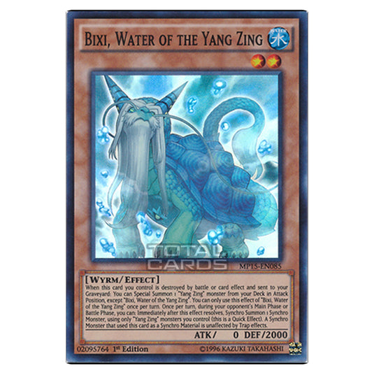 Yu-Gi-Oh! - 2015 Mega-Tin Mega Pack - Bixi, Water of the Yang Zing (Super Rare) MP15-EN085